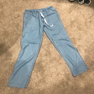 BRAND NEW LILLA P RELAXED, TIE-WAIST PANTS.